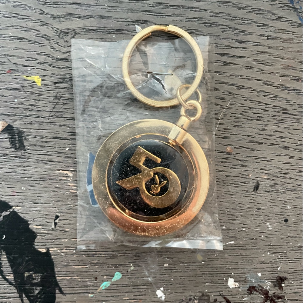 Playboy 50th Anniversary Key Chain